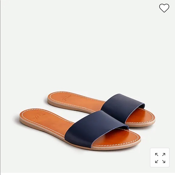 J. Crew Capri slide sandals in vachetta leather Navy Size 9 $79.50
Item AV951